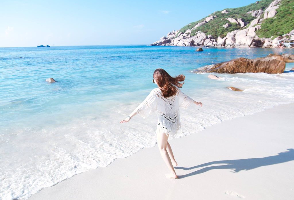 Check-in photos at Bai Nom Beach