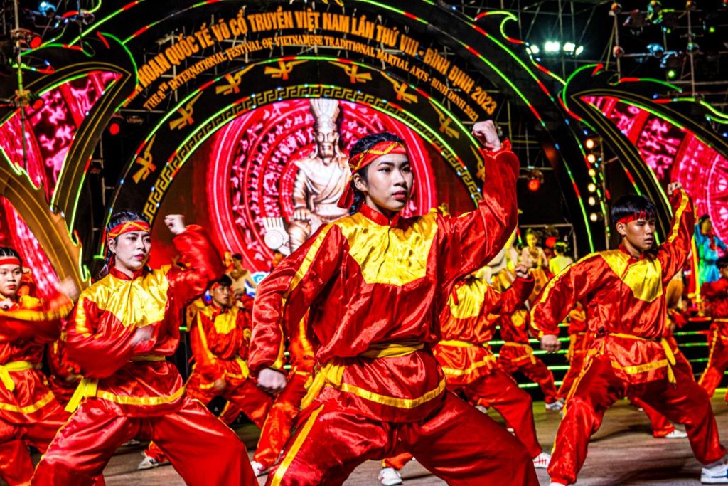 Traditional Binh Dinh martial arts performances