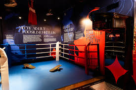 Martial arts museum exhibits