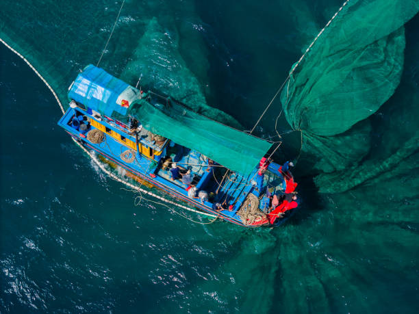 Fishing boats along Phu Yen coast