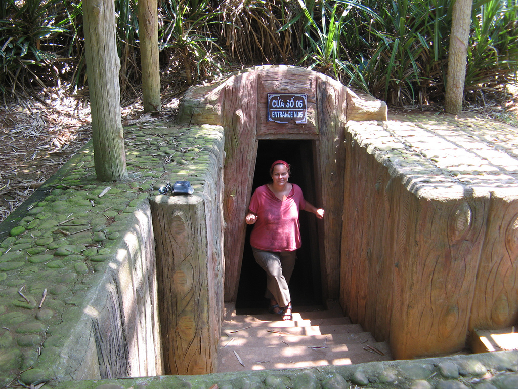 Entrance of Vinh Moc Tunnels