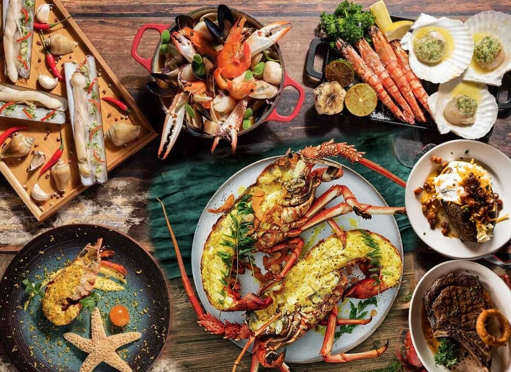 Local seafood dishes in Ninh Thuan