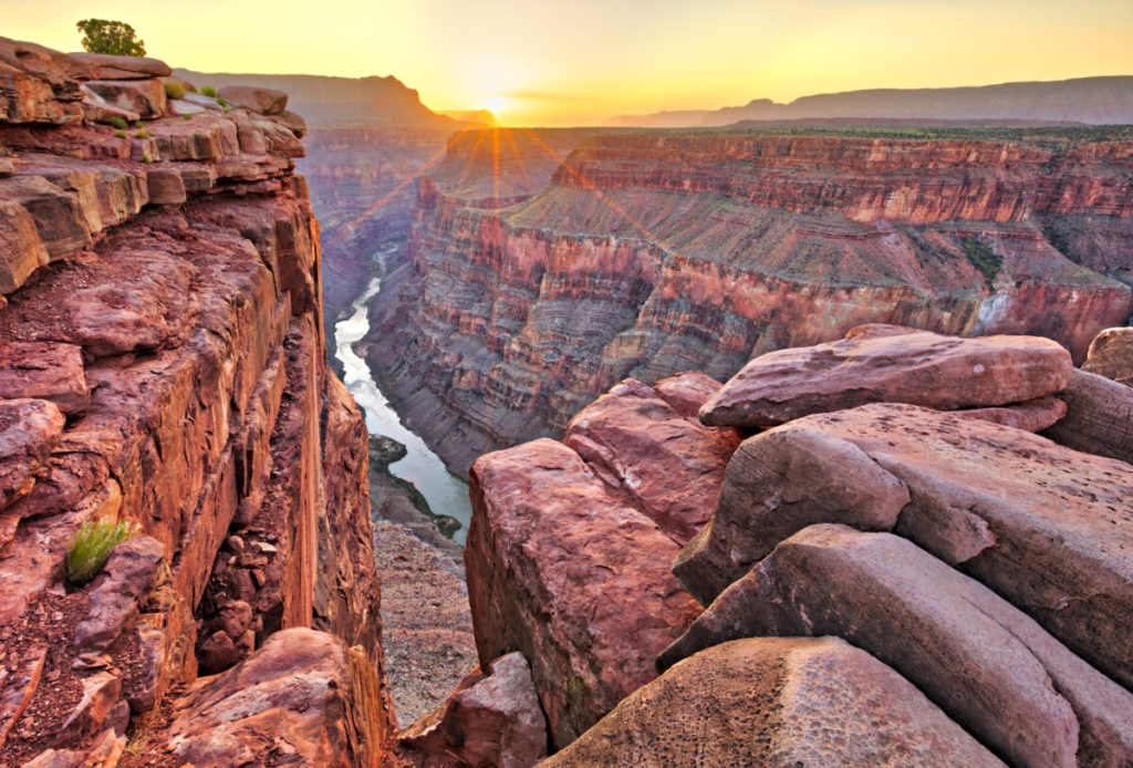 Scenic canyon views