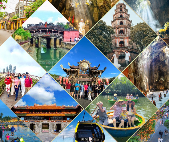 Da Nang and Hoi An travel collage